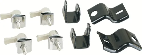 Vista 7 de Kit de conversión de bolsa de sillín Harvards Chrome Compatible con bolsas de sillín Harley 2014-2023 en modelos Touring '09-'13 Street Glide Road