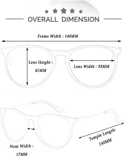 Vista 6 de Gafas de sol para mujer y hombre, vintage, retro, redondas, protección UV, paquete de 2