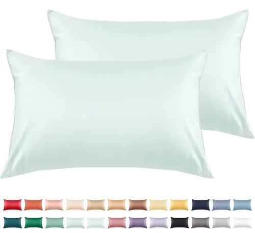 Vista 49 de Warmstar Juego de 2 fundas de almohada de algodón tamaño Queen, fundas de almohada de 600 hilos de 20 x 30 pulgadas, fundas de almohada de algodón