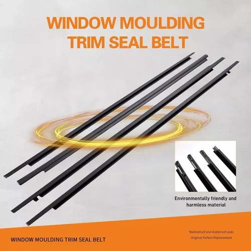 Vista 7 de Burletes de Sellado de Moldura de Ventana Compatible con Toyota Corolla 2003-2008 Reemplazar# 75730-02180 75710-02200 75740-02180 75720-02200
