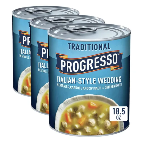 Vista 29 de Progresso Vegetable Classics - Sopa enlatada de tomate y albahaca, sin gluten, 19 onzas Media taza de verduras por porción, sin sabores