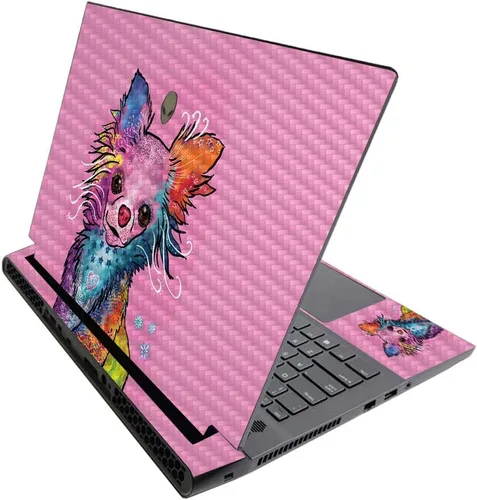 Vista 468 de MightySkins - Skin brillante con purpurina para Alienware M17 R3 (2020) y M17 R4 (2021) - Diversión de los años 90 Acabado duradero con purpurina