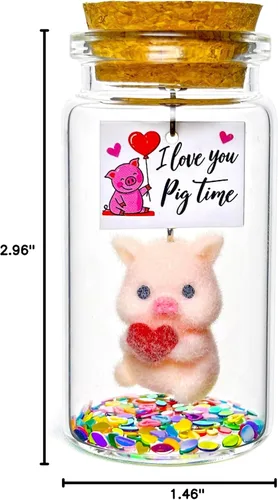 Vista 7 de Regalos de aniversario para él y ella, bonito mensaje romántico en botella, regalo para novio, novia, divertidos regalos de San Valentín, Navidad