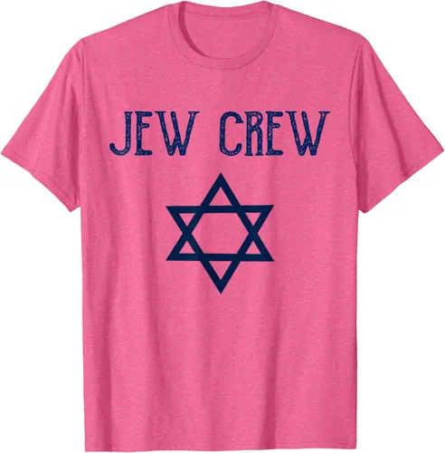 Vista 44 de Camiseta Jew Crew Jewish Star, gris, S