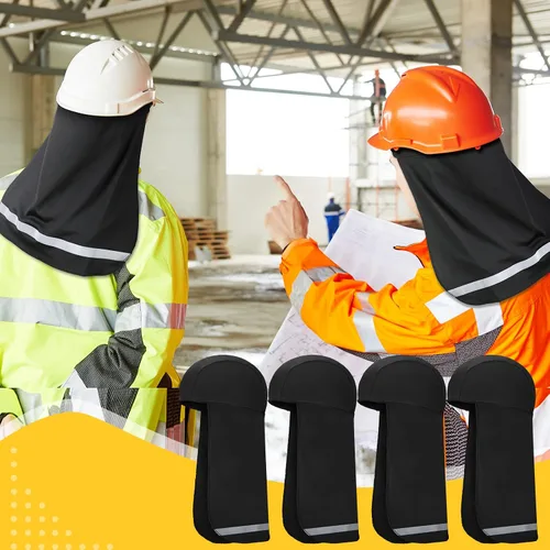 Vista 7 de Sintege 4 Piezas de Sombrero con Visera para Protección Solar para Cuello Sombrero de Enfriamiento Gorra para la Cabeza