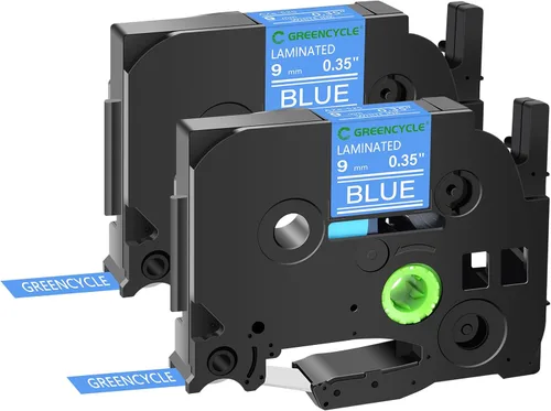 Vista 33 de GREENCYCLE Cinta para etiquetadora Brother P-Touch TZe-831 TZ-831 de 0.472 in 0.47 laminada TZe TZ Gold Tape para PT-D210 PT-D600 PT-H110 PT-1230, 2