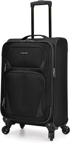 Vista 35 de U.S. Traveler Aviron Bay - Equipaje extensible con ruedas giratorias, Color verde azulado.), US08125E23