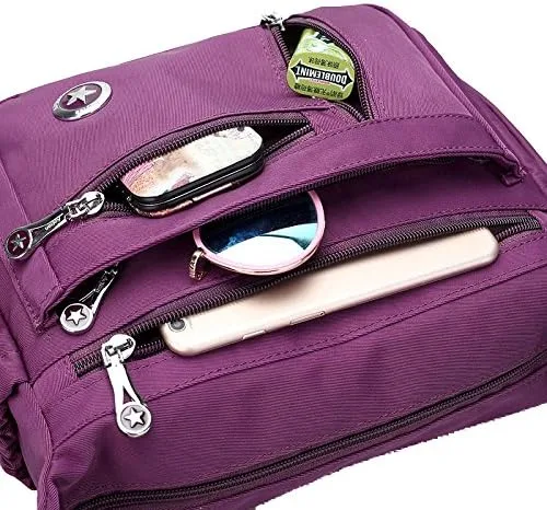 Vista 6 de Fabuxry - Bolsas y Bolsos de Hombro para Mujer Bolso mensajero