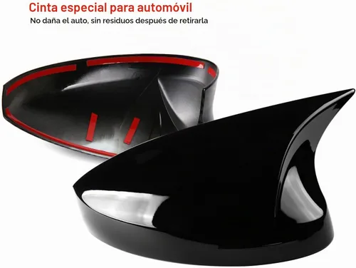 Vista 5 de Thenice - Funda para espejo retrovisor lateral para Honda Civic-2026, color negro brillante For 11th gen Civic side rearview mirror protector