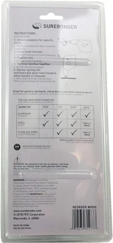 Vista 5 de Surebonder Herramienta de remache resistente 8500