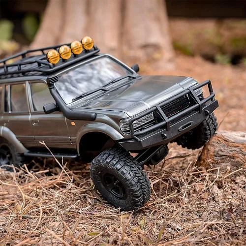 Vista 8 de Fms FCX18S 1/18 Land Cruiser LC80 S RC Rock Crawler Scale Katana Toyota RC Car 2.4Ghz 4WD Off-Road Impermeable RC Truck Vehículo RTR All Terrains