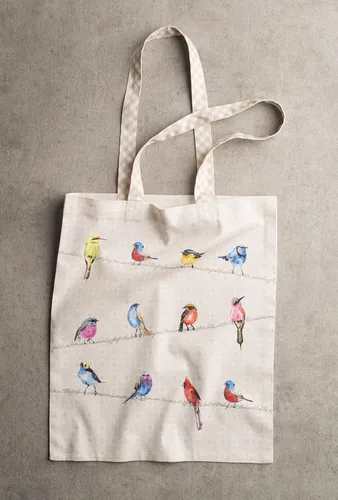 Vista 3 de Maison d' Hermine Bolsa de mano para mujer, 100% algodón, reutilizable, para compras, perfecta para primavera y verano