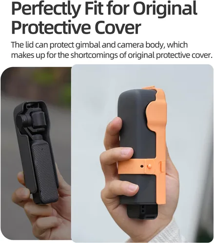 Vista 7 de Funda protectora para DJI Osmo Pocket 3, 5 ranuras SD Card CPL/ND filtro de almacenamiento, funciona con la cubierta original, cardán y protector