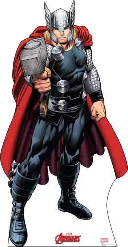 Vista 11 de Gráficos avanzados de Marvel's Avengers Assemble, Tamaño natural, Cartón, para levantarse., talla única