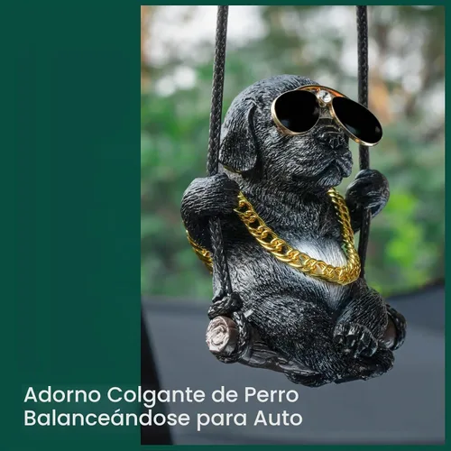 Vista 4 de Floruit Labrador Retriever - Accesorios colgantes para espejo de automóvil, lindos accesorios para espejo retrovisor de perro oscilante, accesorios