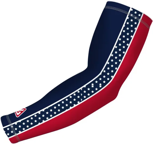 Vista 43 de B-Driven Sports Sleeve Pro-Fit - Manga Patriótica - Estados Unidos, Cuba, México, Israel, Canadá, Venezuela, Rep. Dominicana - Individual