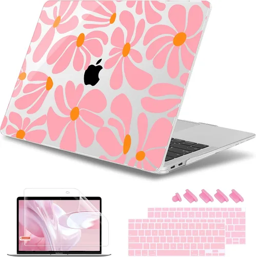 Vista 20 de May Chen Funda compatible con MacBook Air de 13 pulgadas 2022 2021, versión 2020-2018 Modelo: M1 A2337 A2179 A1932, carcasa rígida de plástico