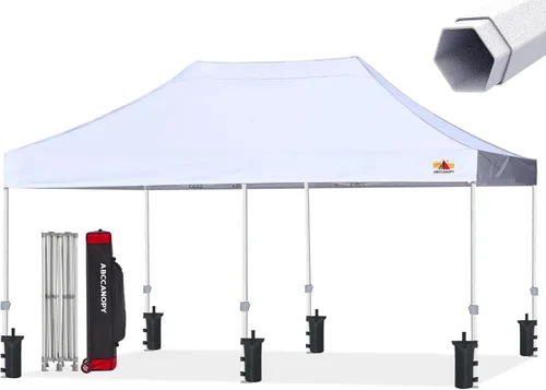 Vista 57 de ABCCANOPY Commercial Pop Up Canopy Tent 10x10 Premium-Series, Black