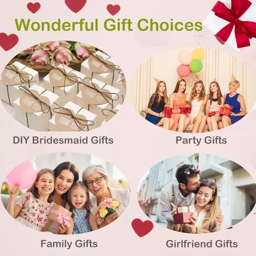 Vista 7 de CIPIDI Joyero de viaje, caja de regalo para dama de honor, paquete de 6 cajas de joyería pequeñas, mini organizador de joyas, caja de almacenamiento