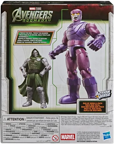 Vista 4 de Marvel ActionVerse Duo of Doom - Paquete de 2