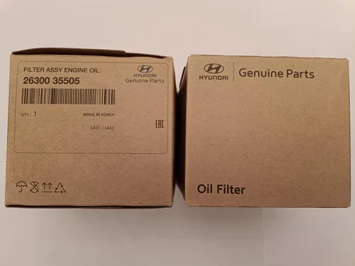 Vista 2 de Hyundai 26300-35503 repuesto de filtro de aceite, OEM
