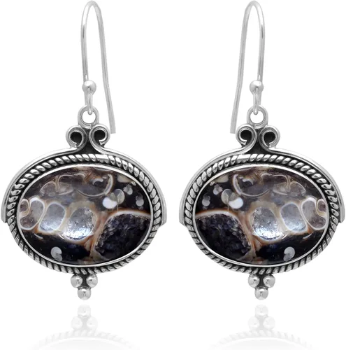 Vista 12 de Veracity Jewelry - Aretes de plata de ley con piedras preciosas para mujeres y niñas, regalo para su cumpleaños, aniversario, esposa, mamá, novia