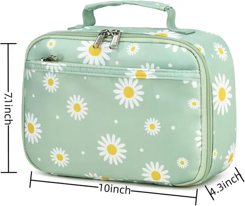 Vista 4 de CAMTOP Juego de morral y lonchera para niñas de preescolar y primaria