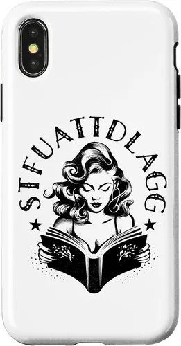 Vista 5 de Sexy STFUATTDLAGG Hot Woman Reading Spicy Good Book Love Case for iPhone 17