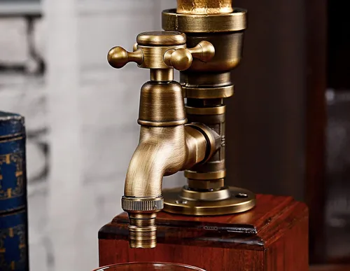 Vista 2 de Dispensador de bebidas para fiestas, accesorios de bar, regalos para amantes del vino, whisky, hombre, decoración de cuevas para marido, papá