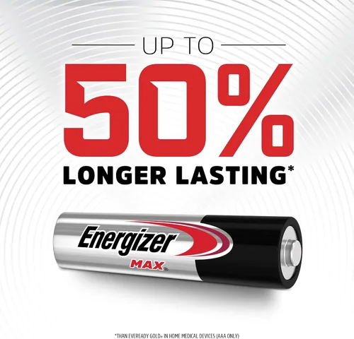 Vista 2 de Energizer MAX - Pilas AAA (paquete de 8), pilas alcalinas triple A