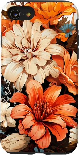 Vista 17 de Funda para iPhone 11 Pro Max Vintage Autumn Flower Fall Pumpkin Girl Women Fall