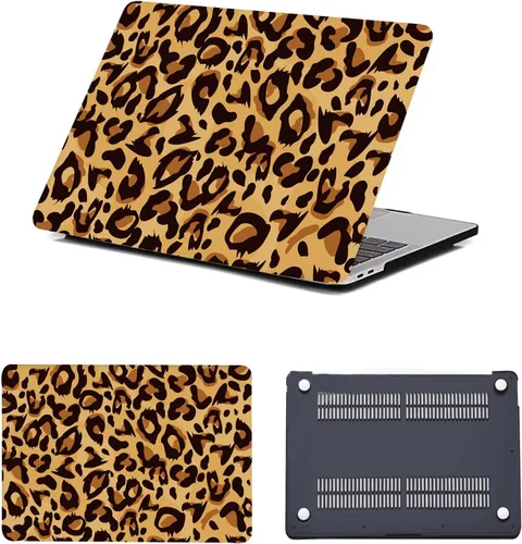 Vista 32 de Funda protectora para MacBook Air de 11 pulgadas 2015 2014 2013 2012 2011 2010 A1465 A1370, diseño de patrón de plástico, funda para laptop