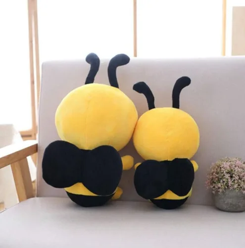 Vista 3 de Cute rabbit Honeybee - Almohada de peluche con forma de abeja (8 pulgadas)
