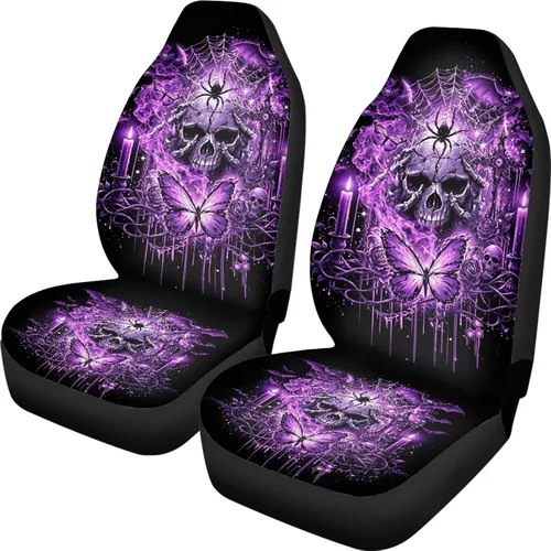 Vista 34 de Talayituse - Funda de asiento de coche con estampado de salpicaduras de pintura de la bandera americana, funda de asiento de cubo para vehículo, 4