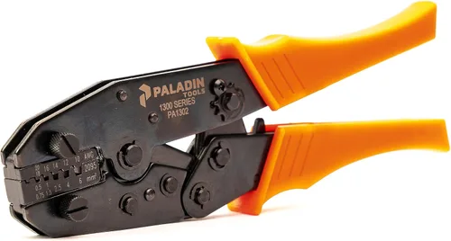 Vista 2 de Paladin Tools PA1302 - Marco de herramienta de crimpado profesional, ajuste de seis engranajes de trinquete, juegos de troqueles intercambiables