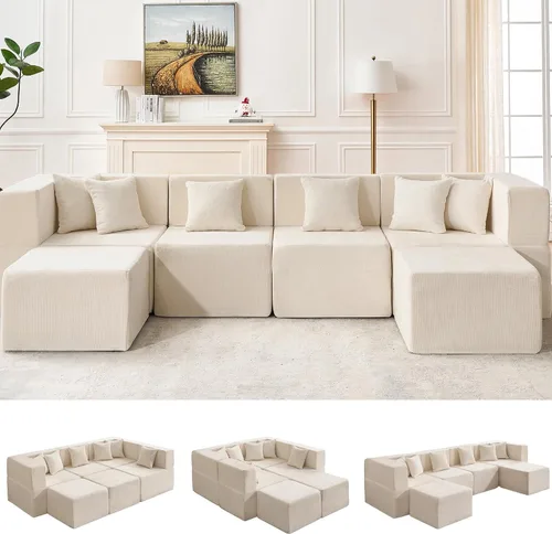 Vista 47 de MONVANE Sofá cama convertible de 55.5 pulgadas, sofá cama 2 en 1 sin hueso con bolsillo de almacenamiento, cómodo sofá de asiento profundo