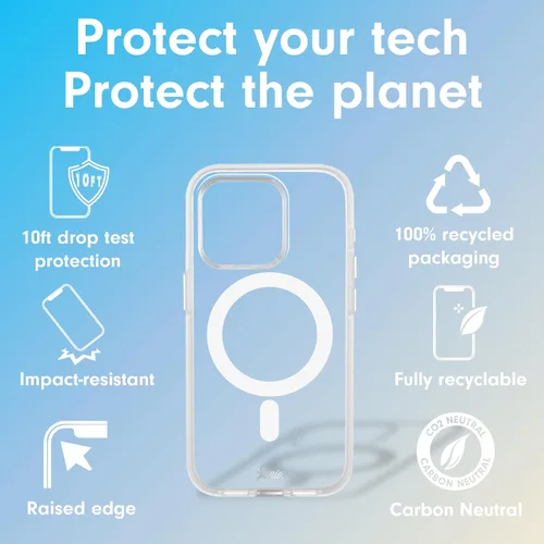 Vista 5 de Sonix Funda para iPhone 15 Pro Compatible con MagSafe Probada contra caídas de 10 pies Transparente