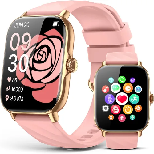 Vista 15 de Relojes inteligentes rastreador de actividad física para hombres y mujeres con contador de pasos, monitor de sueño y calorías, podómetro