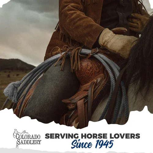Vista 6 de The Colorado Saddlery Silver Dot - Cuerda veterinaria, 7/16" x 30