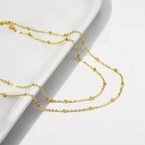 Vista 31 de Collares en capas para mujer, chapados en plata, delicada cuerda torcida de serpiente, delicado collar en capas, gargantilla de diferentes