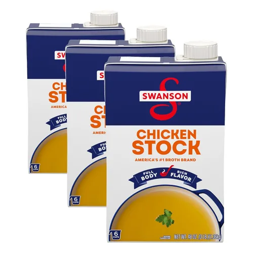 Vista 10 de SWANSON S Caldo de pollo Natural Goodness, cartón de 48 onzas