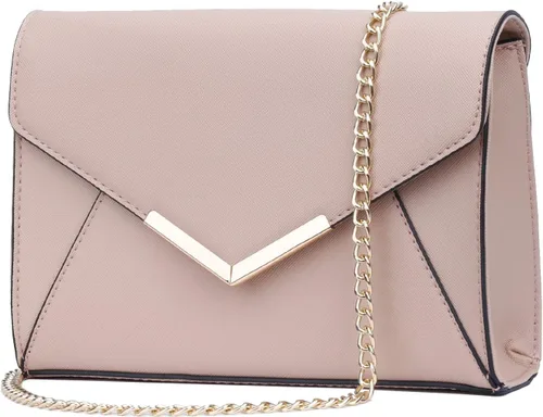 Vista 21 de KKXIU Bolso Clutch de Noche Tipo Sobre de Cuero Sintético Elegante para Mujer, Bolso Plegable para Fiesta, Boda, Graduación
