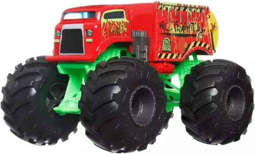 Vista 4 de Hot Wheels Camión monstruo grande a escala 1:24, varios modelos