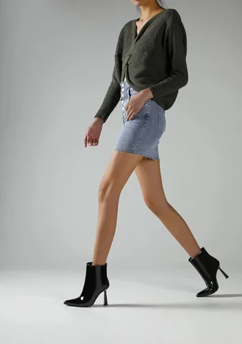 Vista 7 de vivianly Classic Women Ankle Boots Pointed Toe Mid-Calf Stiletto High Heeled Booties