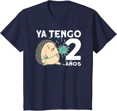 Vista 10 de Niños Niños 2 Cumpleaños erizo Ya tengo 2 años Camiseta