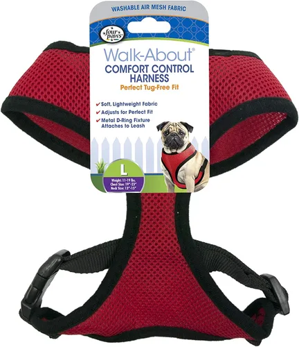 Vista 19 de Four Paws Comfort Control - Arnés para perro, color negro, extra pequeño