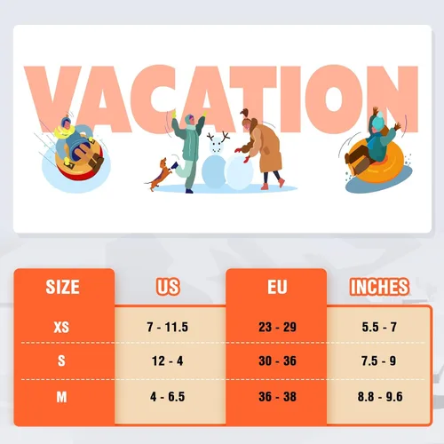 Vista 7 de Cimkiz Calcetines de esquí para niños, cálidos, térmicos, para nieve, esquí, snowboard, patinaje para niños y niñas, 2 pares3 pares