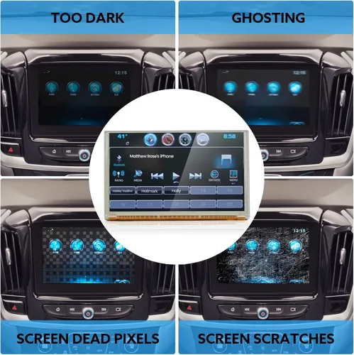 Vista 3 de Pantalla táctil de 8 pulgadas de repuesto de radio de navegación digitalizador LCD para Chevy GMC, Silverado Sierra 2014-2018, Tahoe Yukon Suburban