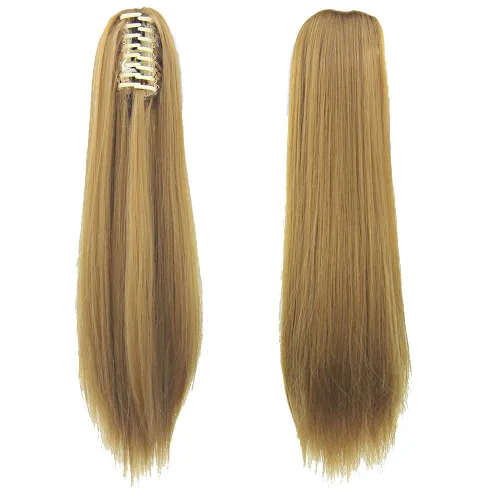 Vista 3 de Extensiones de pelo largo y liso para mujer, fibra natural, 16/613