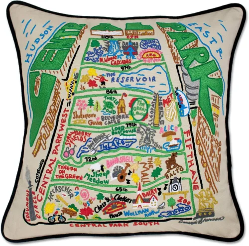 Vista 148 de Catstudio Portland (Oregon) - Almohada decorativa bordada